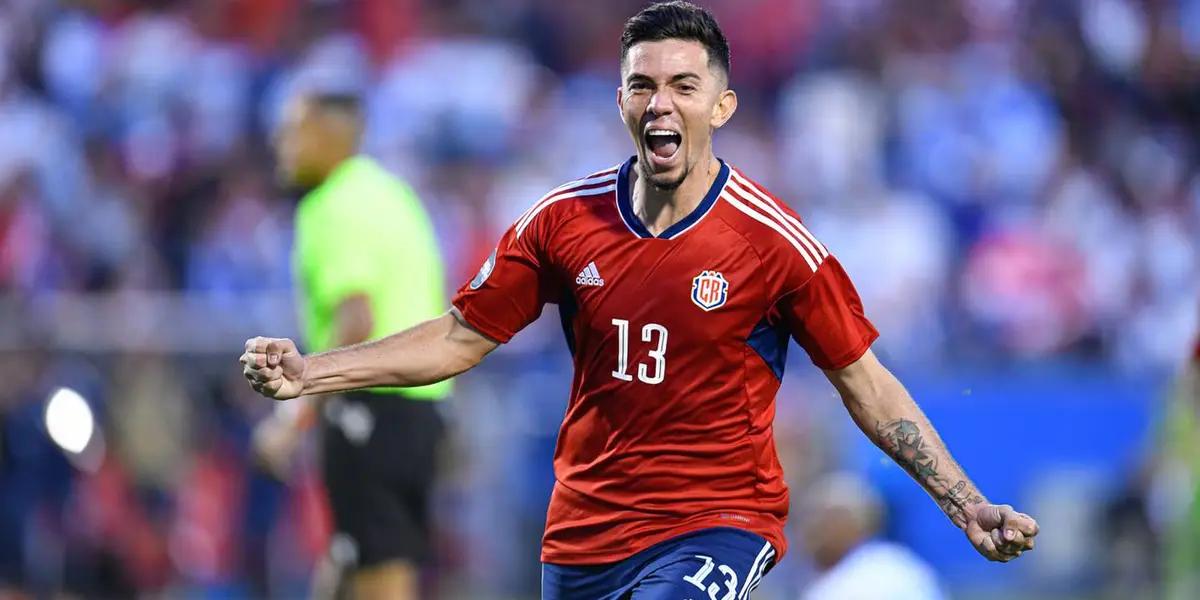 Jugador anotó un gol, enmarcará la camiseta y fue pieza clave del combinado tico para obtener un boleto a la Copa América