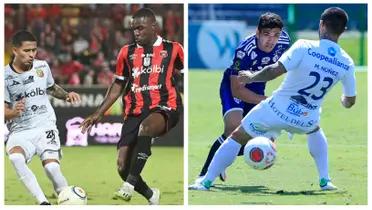 Jugadores de Alajuelense, Herediano, Cartaginés y Pérez Zeledón en partido. Foto: LN.