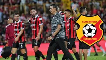 Jugadores de Alajuelense tras finalizar un partido. Foto: LT.