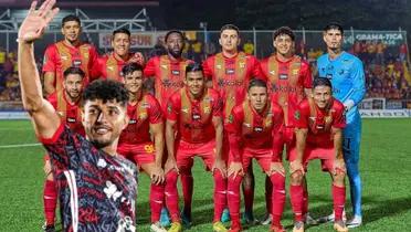 Jugadores de Herediano posando en la fotografía oficial. Foto: CSH.