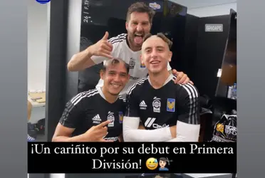 Atacante de 23 años no suma goles en la Liga MX, pero sí compartió camerino con el astro francés