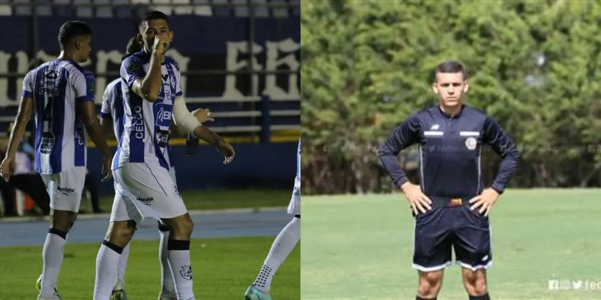 El volante del Cartaginés denunció de forma fuerte al silbatero del juego Josué Ugalde.