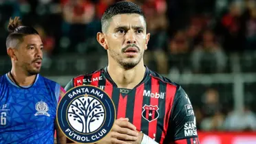 José Andrés Salvatierra, ex jugador de Alajuelense, vistiendo la camiseta de Santa Ana. Foto: Prensa Santa Ana.