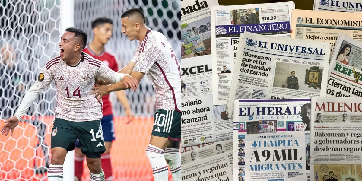 Los medios deportivos nacionales no dejaron pasar la eliminación de La Sele ante México.