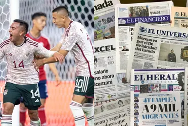 Los medios deportivos nacionales no dejaron pasar la eliminación de La Sele ante México.