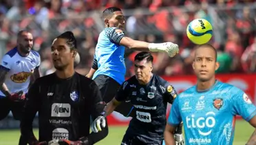 Los porteros Adonis Pineda, Kevin Briceño, Miguel Ajú, Liborio Sanchéz y Anthony Monrreal. Foto: La Nación.