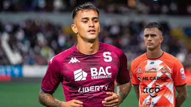 Yoserth Hernández vestido con la camiseta de Saprissa. Foto: SAP.